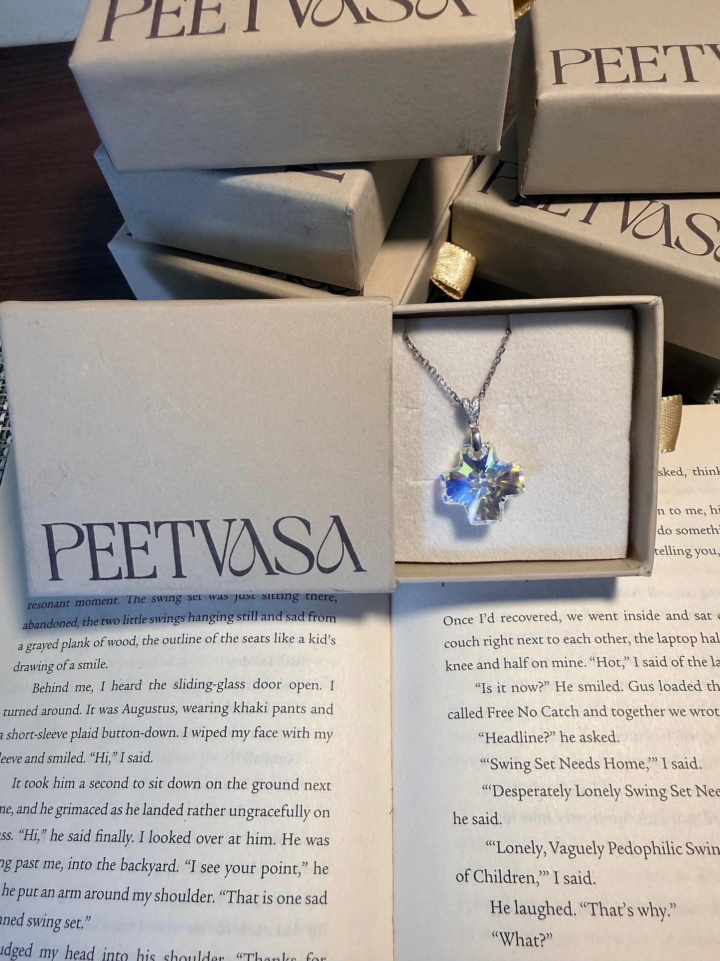 Graceful Bond Swarovski in 925 Silver Necklace