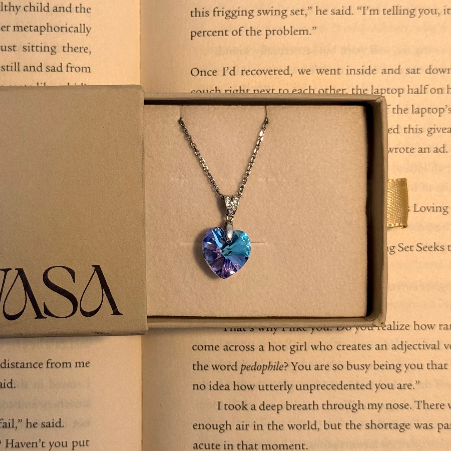 Eternal Heart Swarovski in 925 Silver Necklace