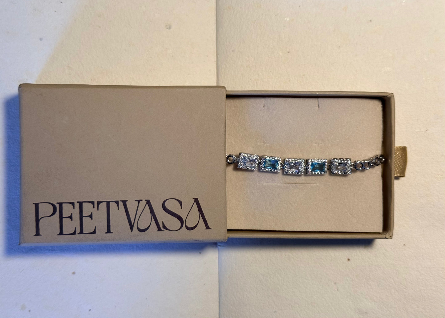 Ocean Whisper adjustable bracelet in 925 Silver