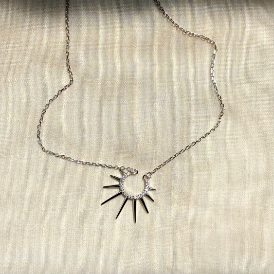 Circle of Light 925 Silver Necklace