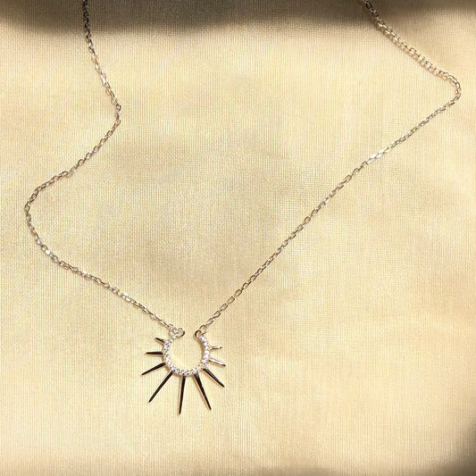 Circle of Light 925 Silver Necklace