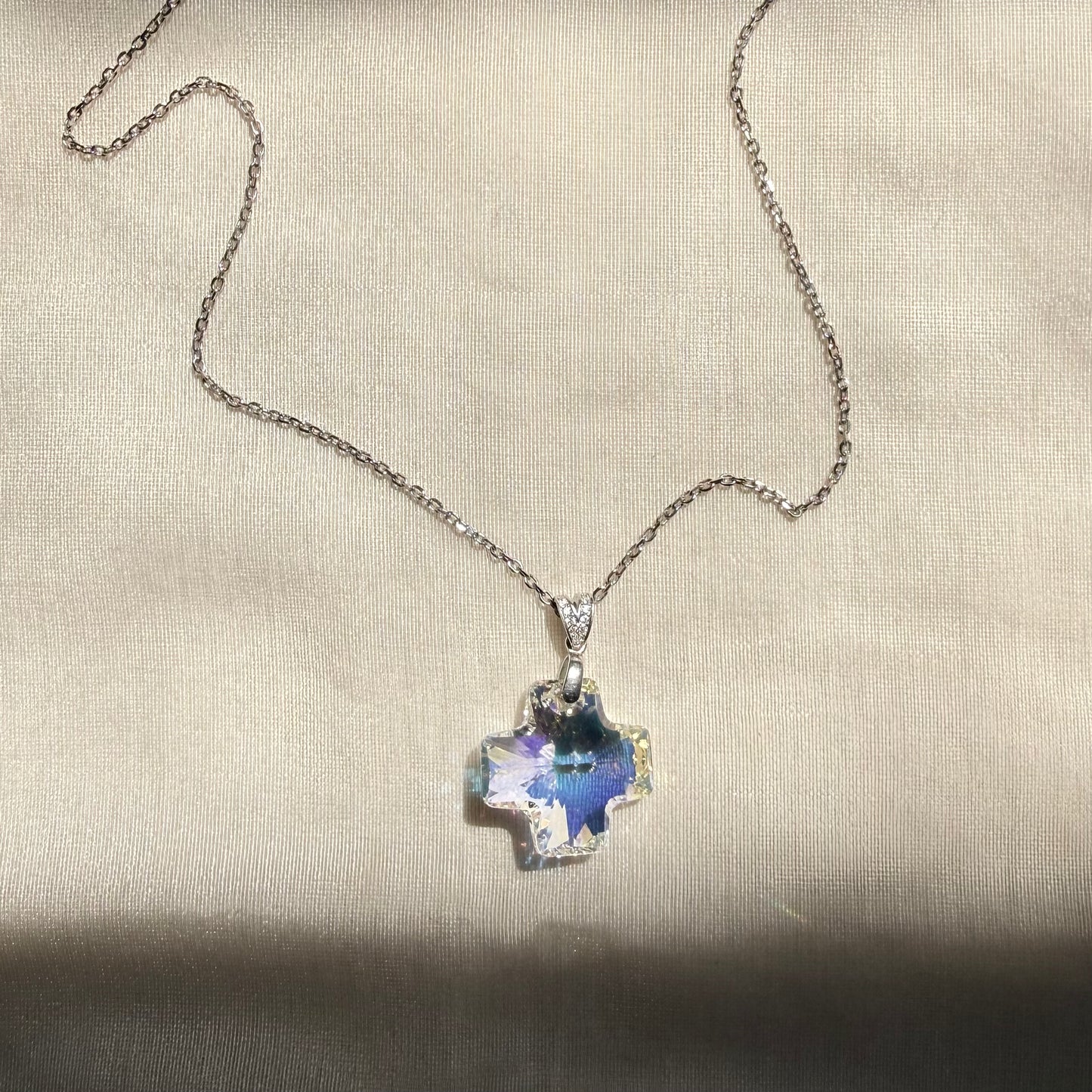 Graceful Bond Swarovski in 925 Silver Necklace