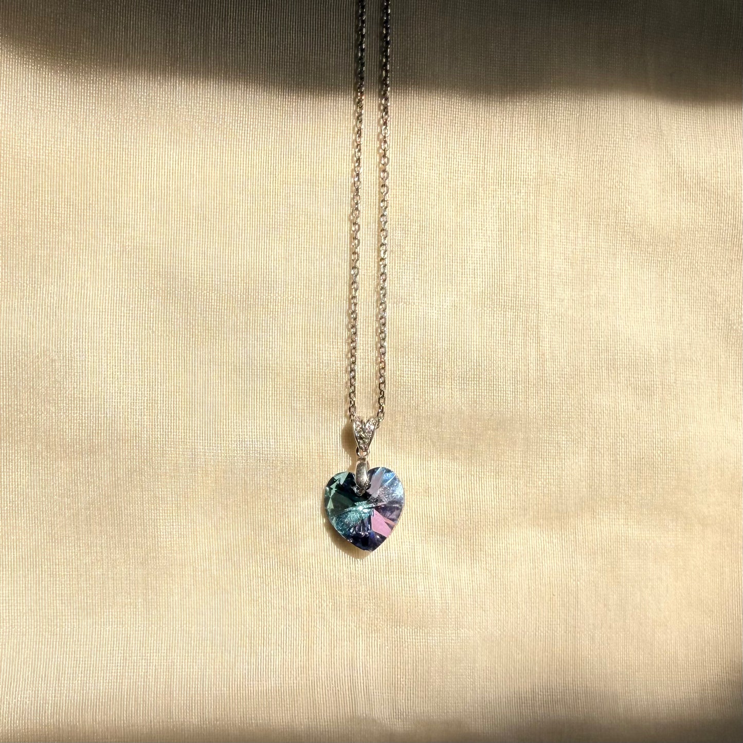 Eternal Heart Swarovski in 925 Silver Necklace