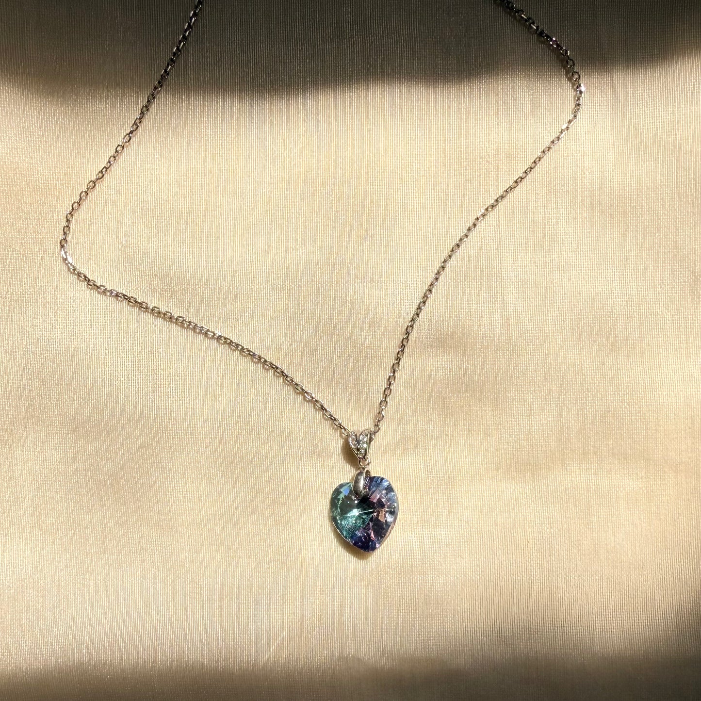 Eternal Heart Swarovski in 925 Silver Necklace