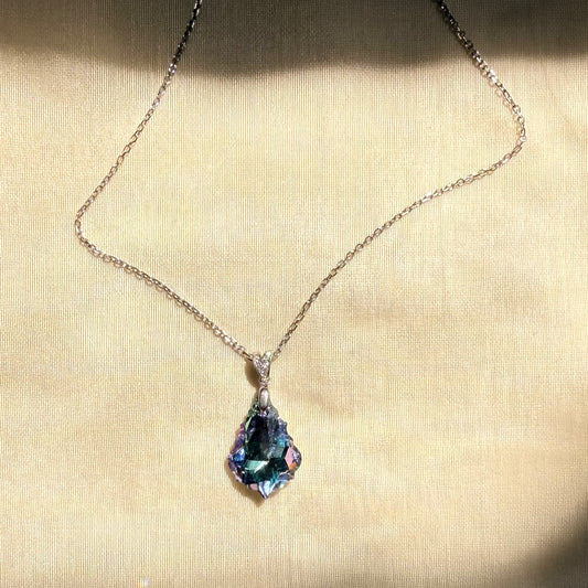 Whispering Leaf Swarovski in 925 Silver Necklace (Copy)