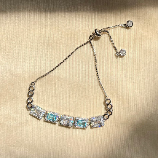 Ocean Whisper adjustable bracelet in 925 Silver