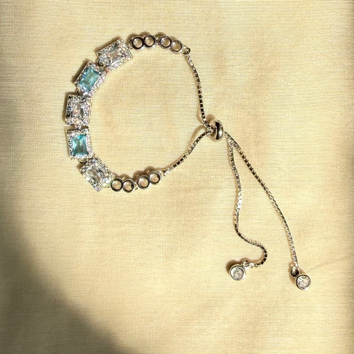 Ocean Whisper adjustable bracelet in 925 Silver