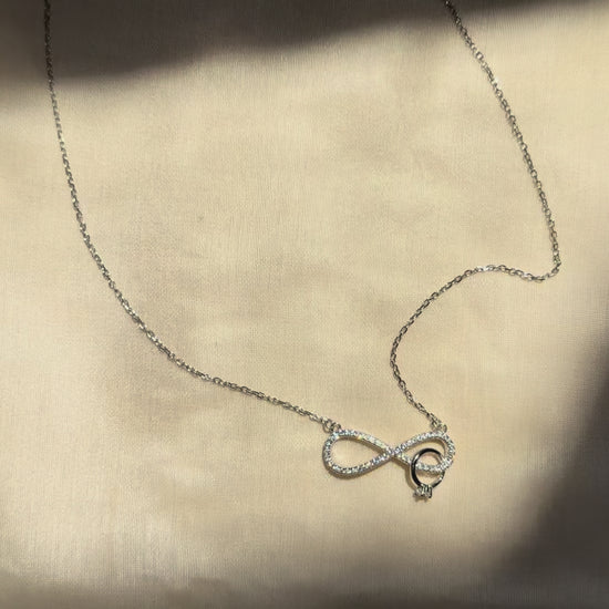 Infinity & Forever 925 silver necklace